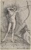 Art Print : Jacopo de' Barbari, Apollo and Diana, c.1504 - Vintage Wall Art
