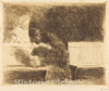 Art Print : Louis Forain, Lawyer Going Through a Brief, 1909 - Vintage Wall Art