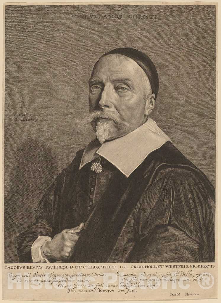 Art Print : Suyderhoff After Frans Hals, Jacob Revius - Vintage Wall Art
