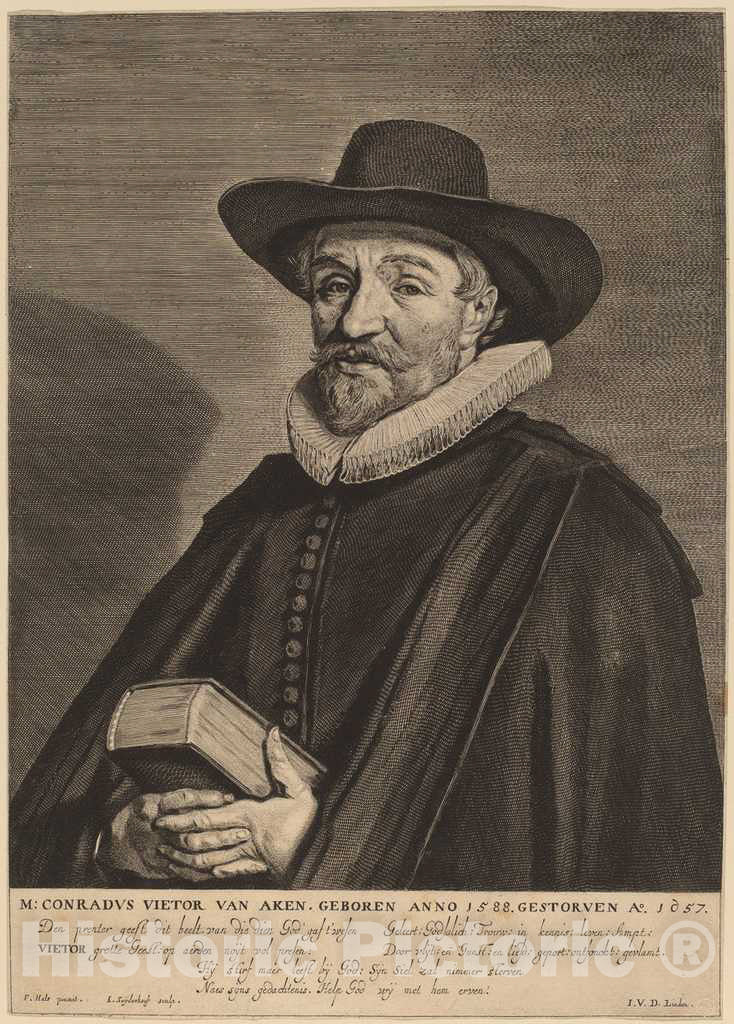 Art Print : Suyderhoff After Frans Hals, Conrad Vietor Van Aken - Vintage Wall Art