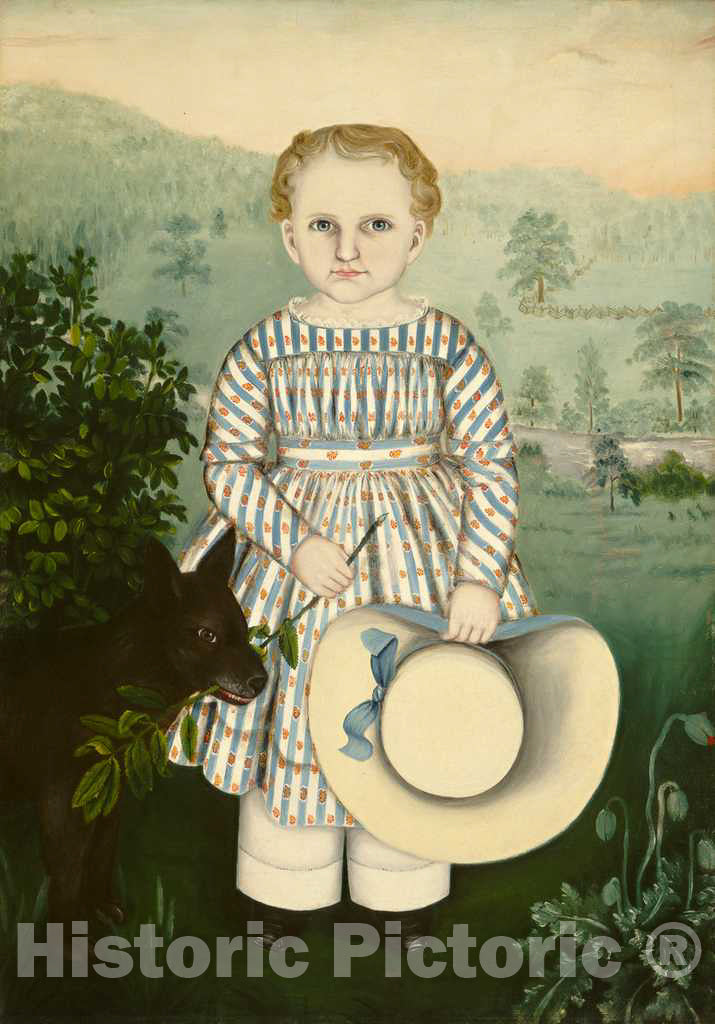 Art Print : Susan C. Waters, Henry L. Wells, 1845 - Vintage Wall Art