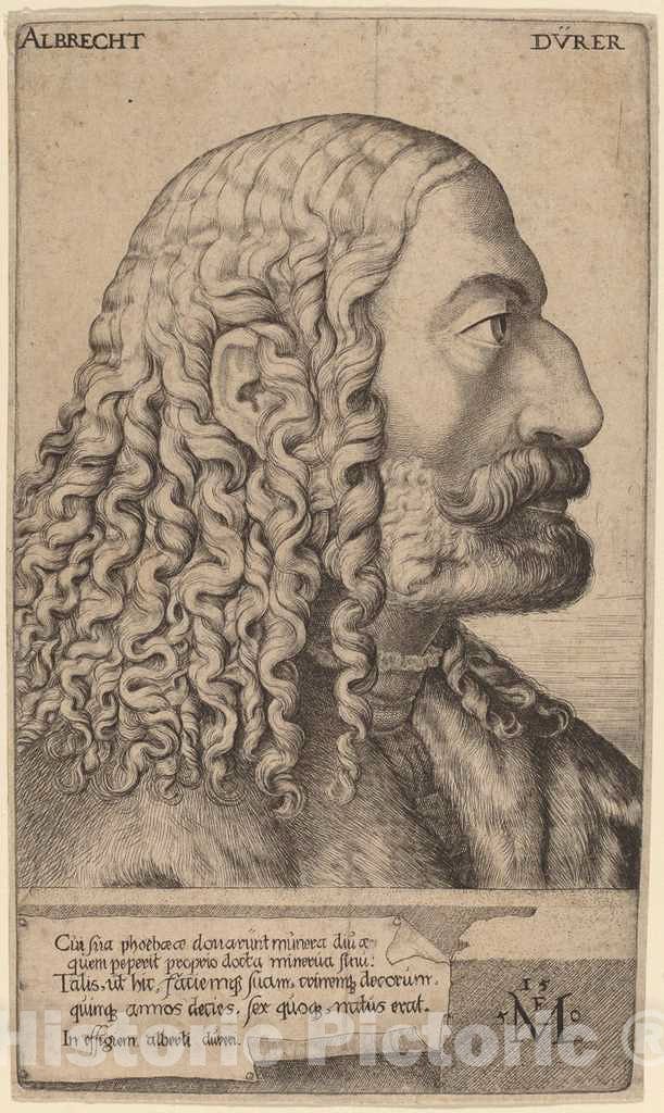 Art Print : Melchior Lorch, Albrecht Durer, 1550 - Vintage Wall Art
