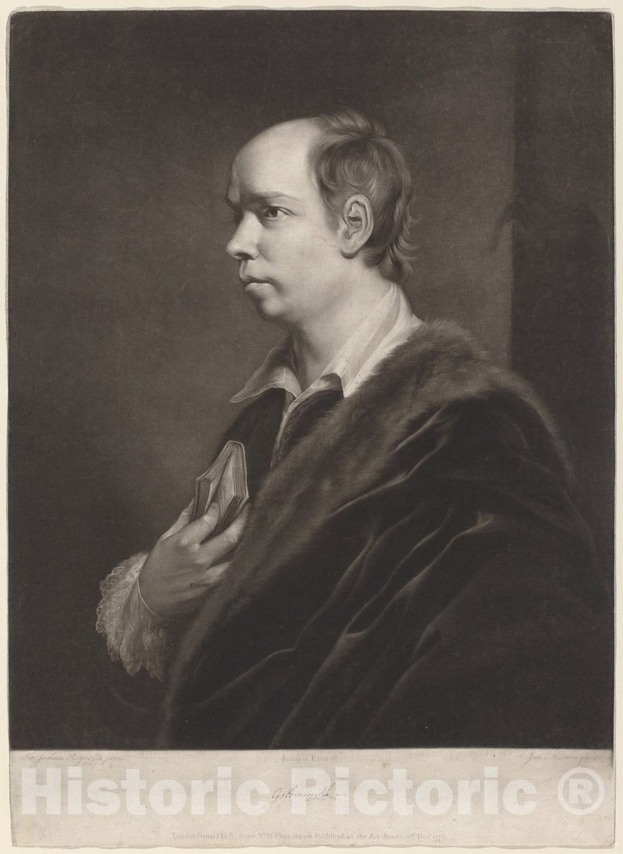 Art Print : Marchi After Reynolds, Oliver Goldsmith - Vintage Wall Art