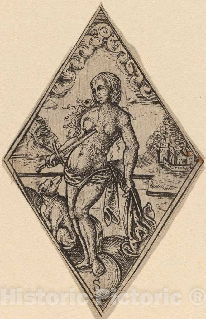 Art Print : Lucretia - Vintage Wall Art