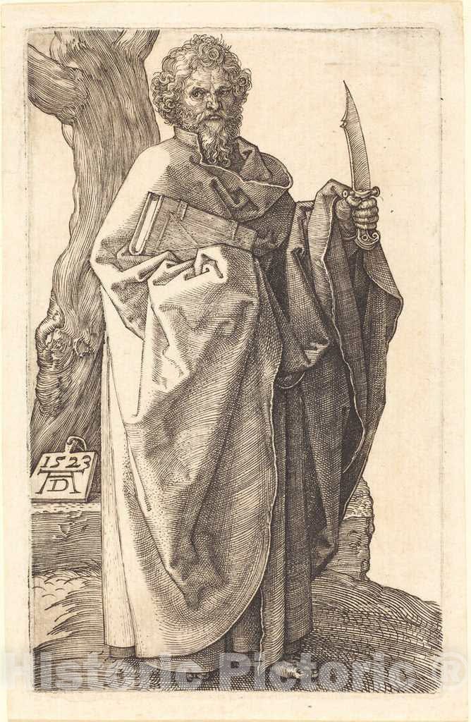 Art Print : Albrecht DÃ¼rer, Saint Bartholomew, 1523 - Vintage Wall Art