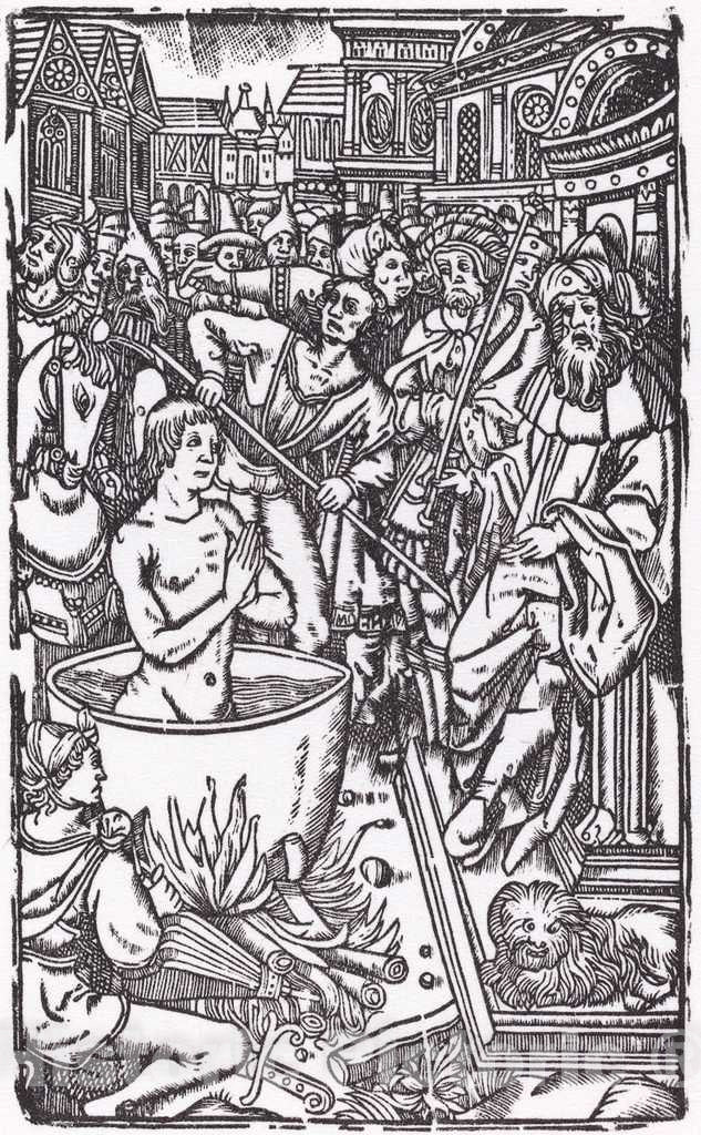 Art Print : The Martyrdom of a Saint - Vintage Wall Art