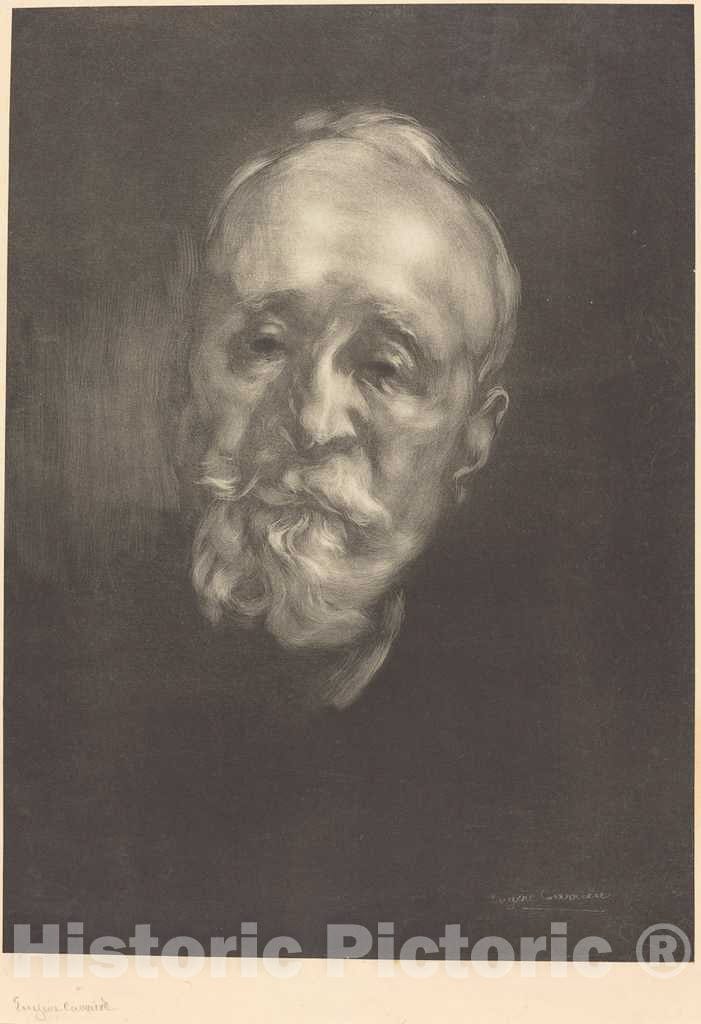 Art Print : EugÃ¨ne CarriÃ¨re, Pierre Puvis de Chavannes, 1897 - Vintage Wall Art