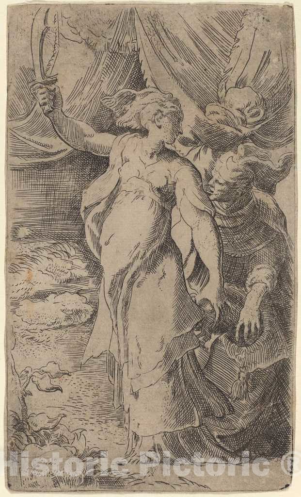 Art Print : Parmigianino, Judith - Vintage Wall Art