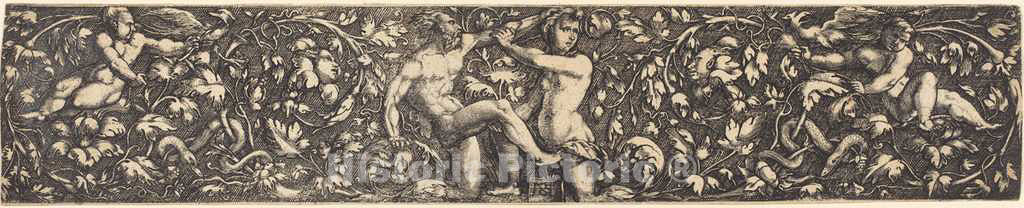 Art Print : Johann Ladenspelder, Frieze of Ornament - Vintage Wall Art