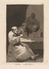 Art Print : Francisco de Goya, Los caprichos: Estan Calientes, 1799 - Vintage Wall Art