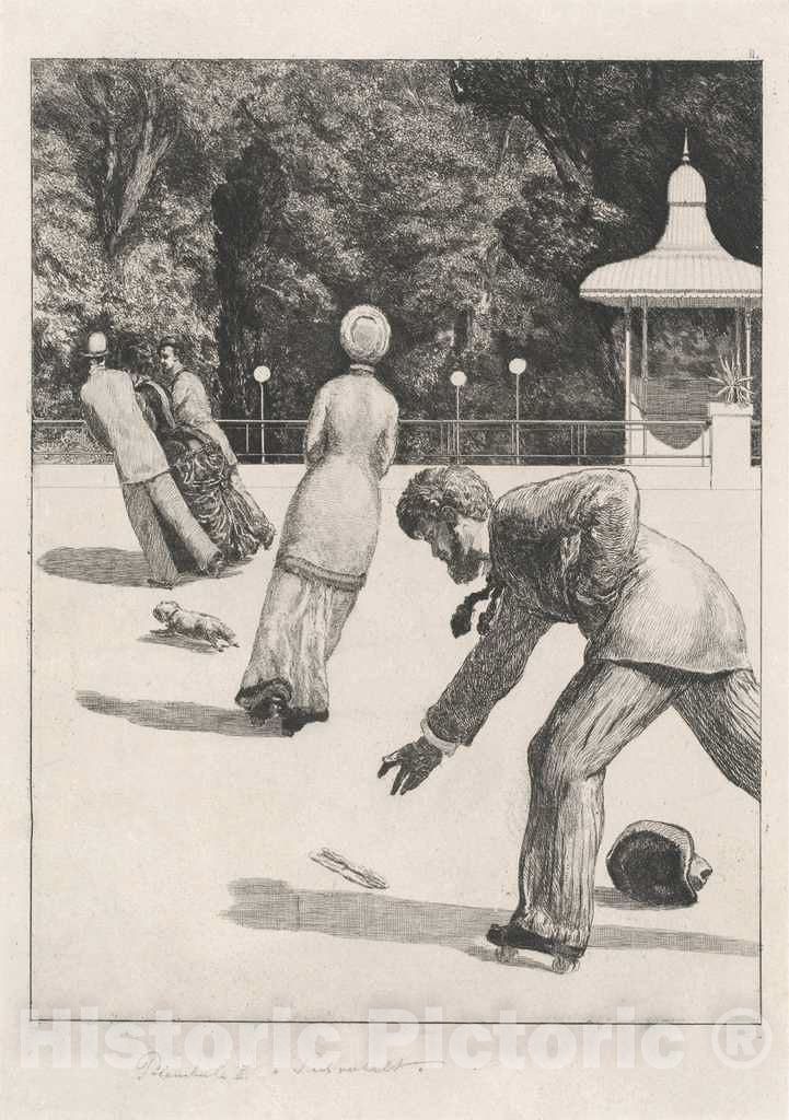 Art Print : Max Klinger, Action (Handlung), c.1879 - Vintage Wall Art