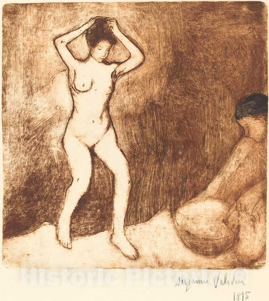 Art Print : Suzanne Valadon, La Toilette, 1895 - Vintage Wall Art