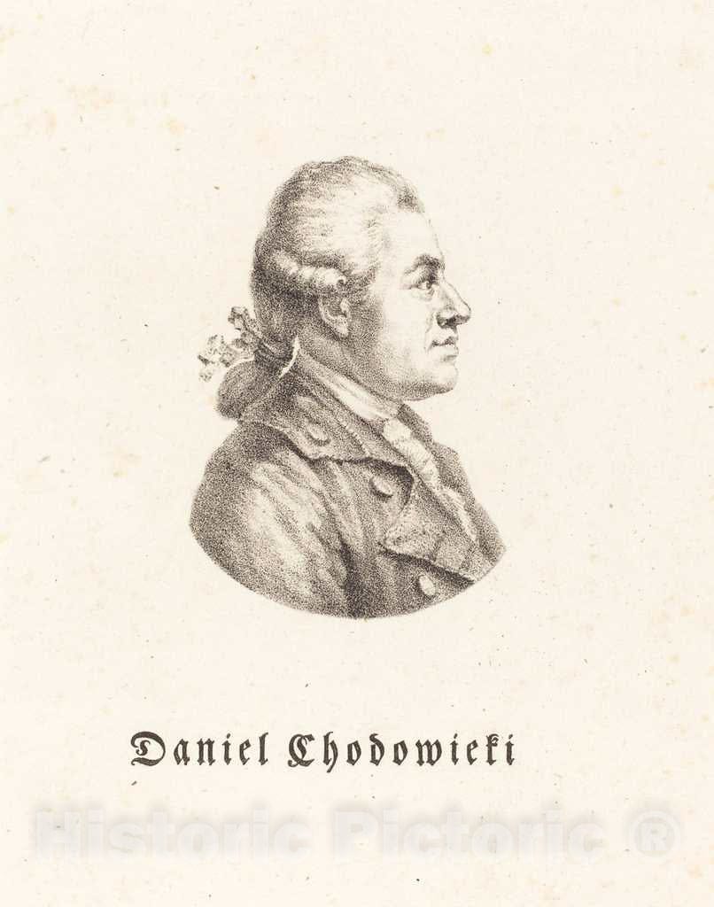Art Print : Maximilian Franck After Adrian Zingg, Daniel Chodowiecki, c. 1815 - Vintage Wall Art