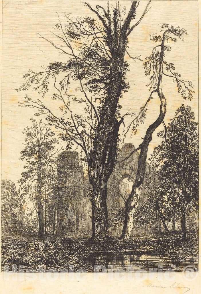 Art Print : Maxime Lalanne, Dans un PARC - Vintage Wall Art