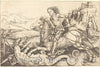 Art Print : Saint George and The Dragon, c.1485 - Vintage Wall Art