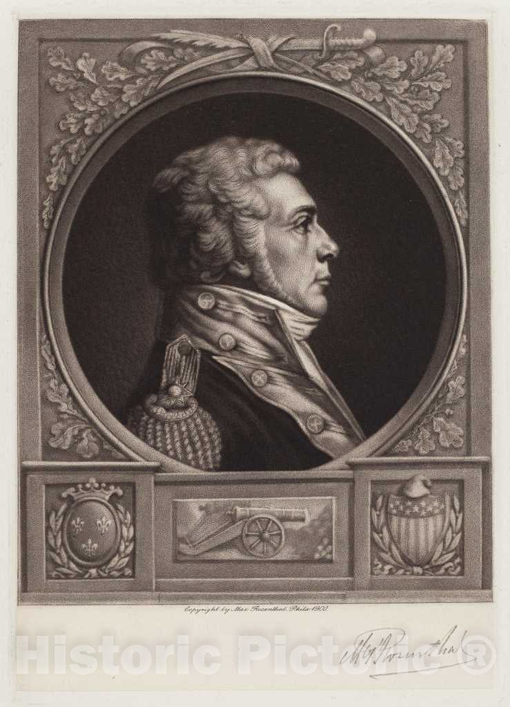Art Print : Max Rosenthal, Louis, Chevalier de Toussard, 1900 - Vintage Wall Art