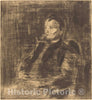Art Print : Camille Pissarro, Paul Signac (Portrait de Paul Signac), c. 1890 - Vintage Wall Art
