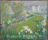 Art Print : Theodore Earl Butler - Un Jardin, Maison Baptiste : Vintage Wall Art