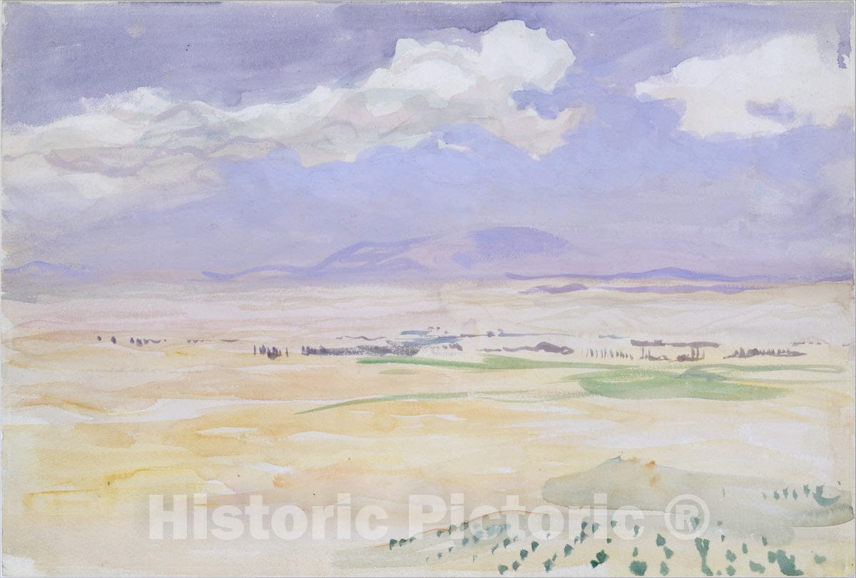 Art Print : John Singer Sargent - from Ávila : Vintage Wall Art