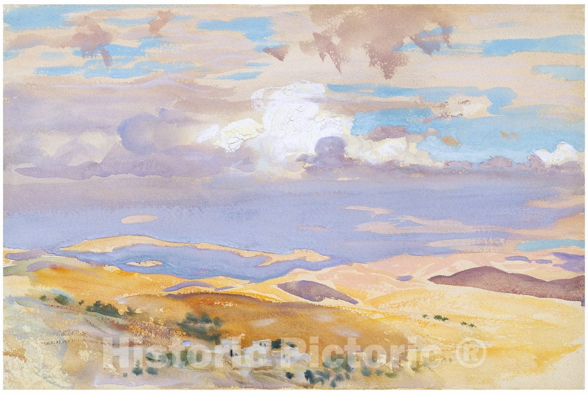 Art Print : John Singer Sargent - from Jerusalem : Vintage Wall Art