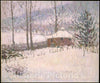 Art Print : Allen Tucker - Winter at Portland : Vintage Wall Art