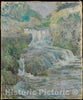 Art Print : John Henry Twachtman - Waterfall : Vintage Wall Art