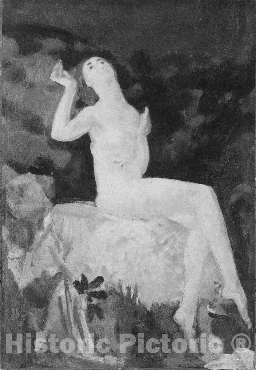 Art Print : Arthur B. Davies - Exaltation : Vintage Wall Art