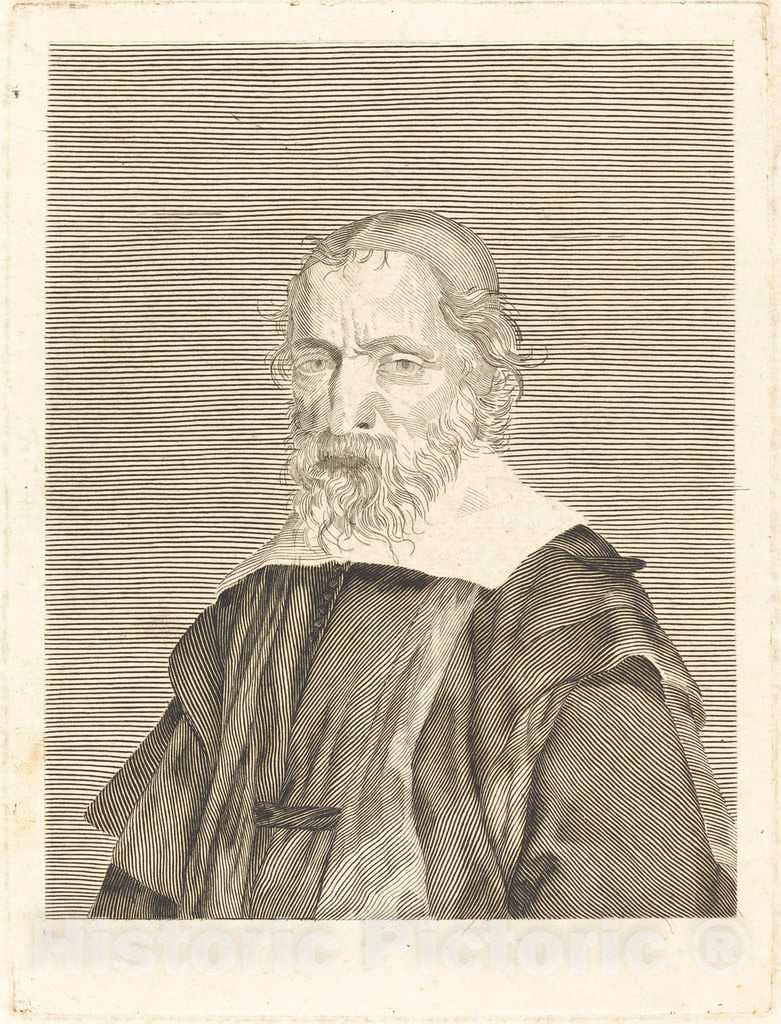 Art Print : Mellan, Nicolas-Claude Fabri de Peiresc, 1637 or After - Vintage Wall Art
