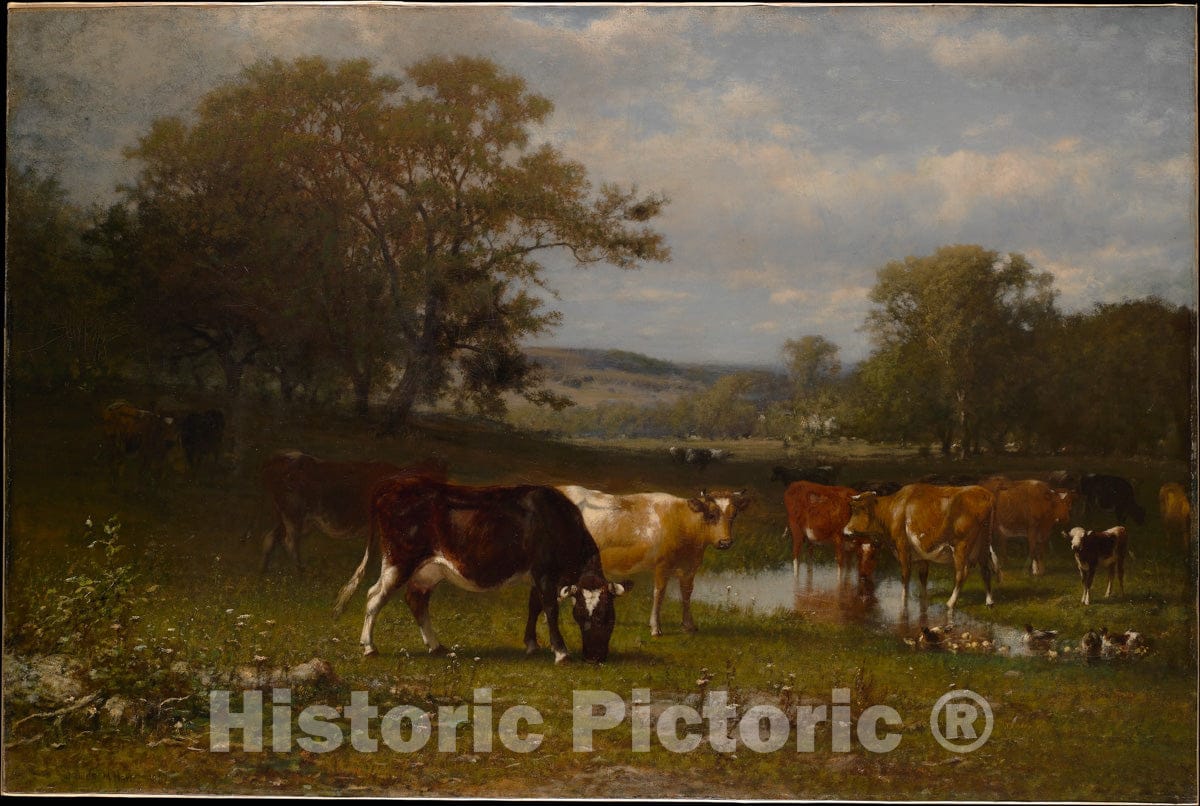 Art Print : James M. Hart - from Shifting Shade : Vintage Wall Art