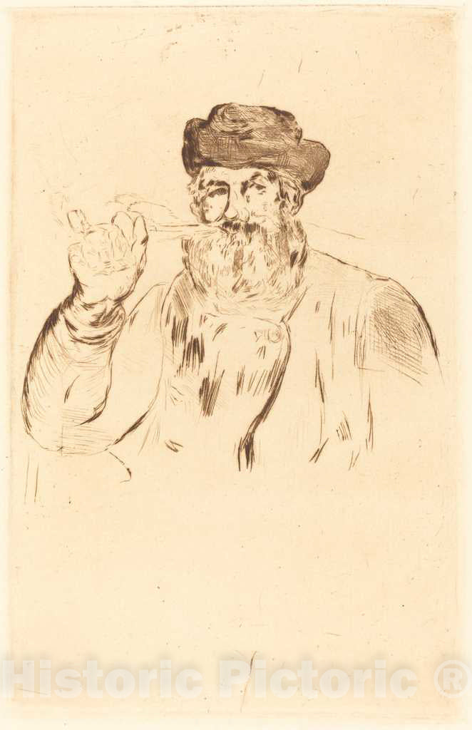 Art Print : Edouard Manet, The Smoker (Le fumeur), 1866 - Vintage Wall Art