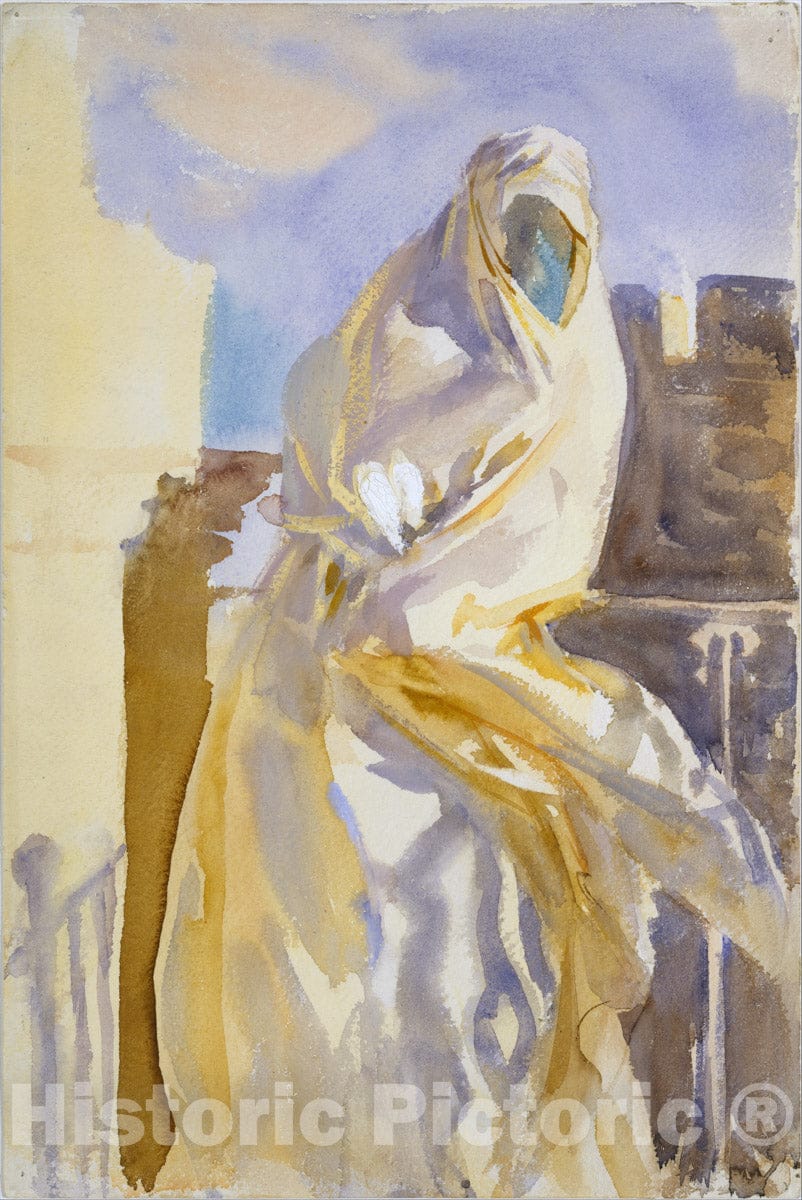 Art Print : John Singer Sargent - Arab Woman : Vintage Wall Art