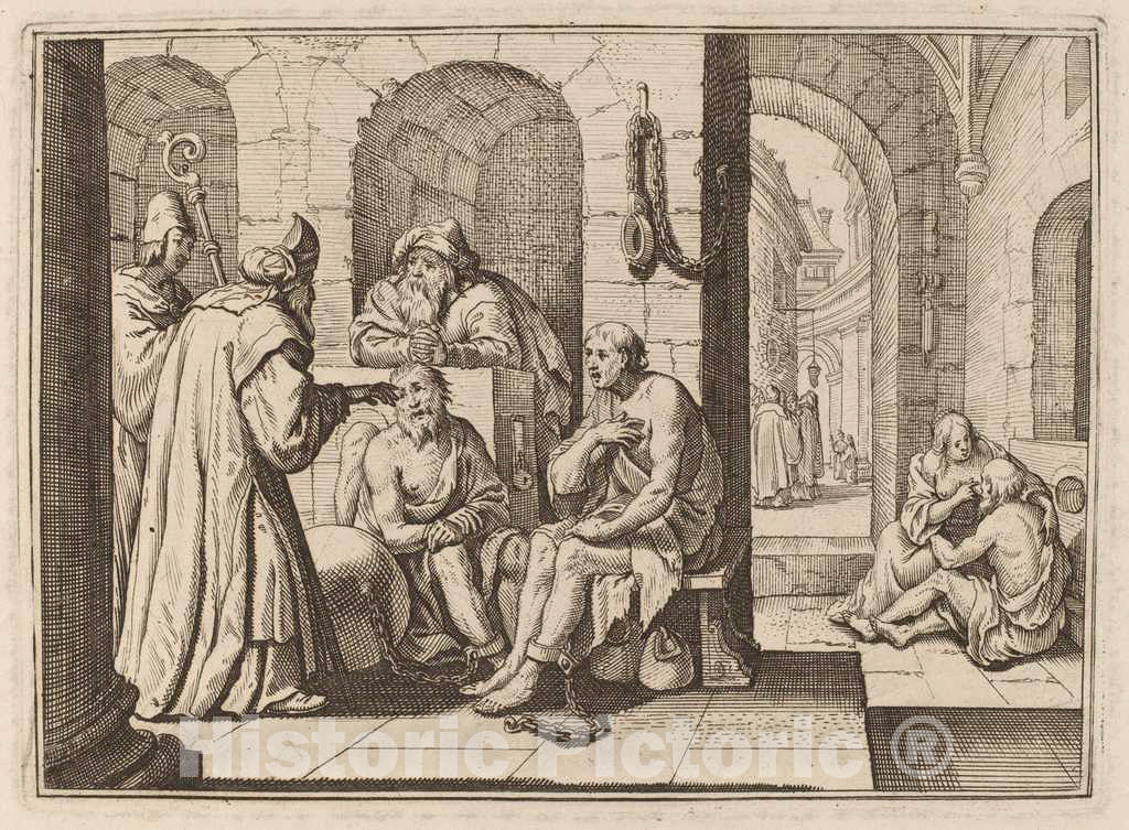 Art Print : Conrad Meyer, Consolation of The Imprisoned - Vintage Wall Art