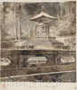 Art Print : John La Farge - The Tomb of Iyeyasu Tokugawa : Vintage Wall Art