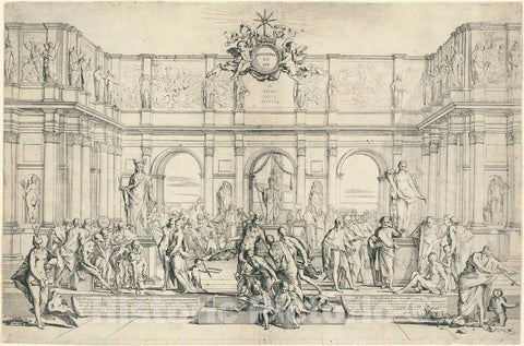 Art Print : Pietro Testa, Il Liceo Della Pittura, c. 1638 - Vintage Wall Art
