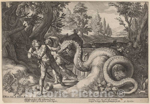 Art Print : Hendrik Goltzius, Ovid's Metamorphoses, c. 1600 - Vintage Wall Art