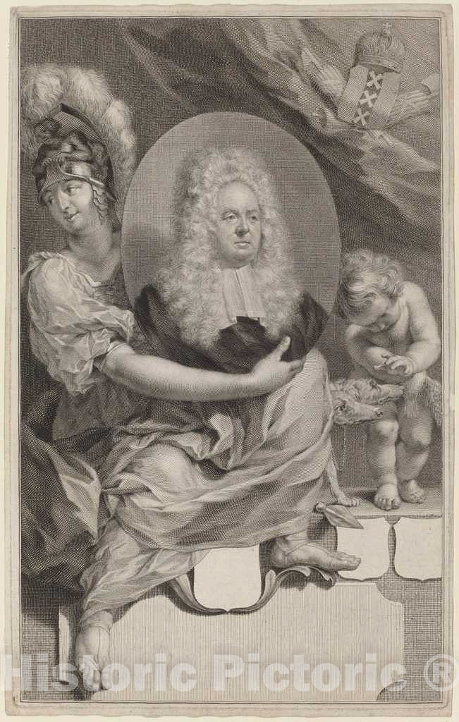Art Print : Jacobus Houbraken, Jan Six - Vintage Wall Art