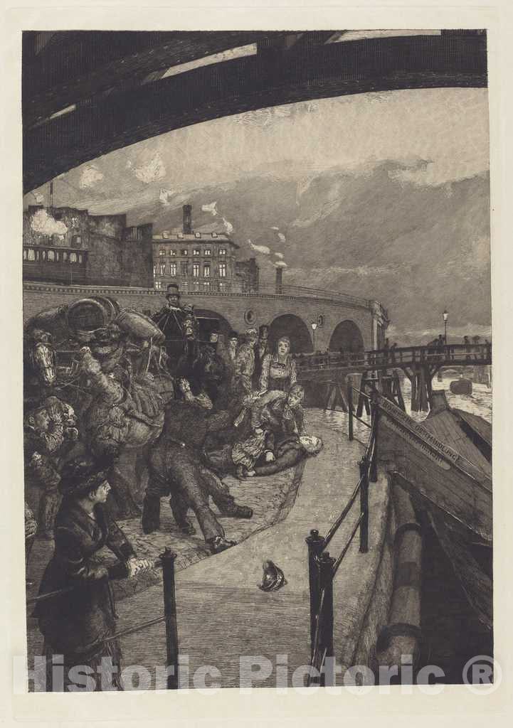 Art Print : Max Klinger, EIN Mord (A Murder), 1883 - Vintage Wall Art