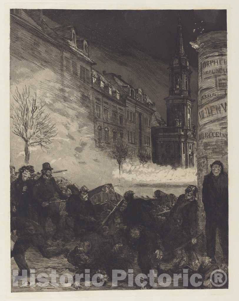 Art Print : Max Klinger, MÃ¤rztage II (March Days II), 1883 - Vintage Wall Art