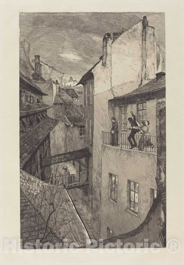 Art Print : Max Klinger, Eine Mutter I (A Mother I), 1883 - Vintage Wall Art
