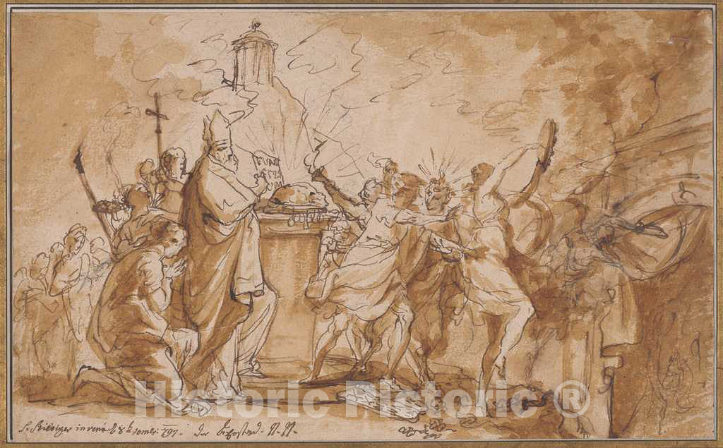 Art Print : Lukas Stipperger, Daniel's Prophecy of The Seventy Weeks, 1797 - Vintage Wall Art