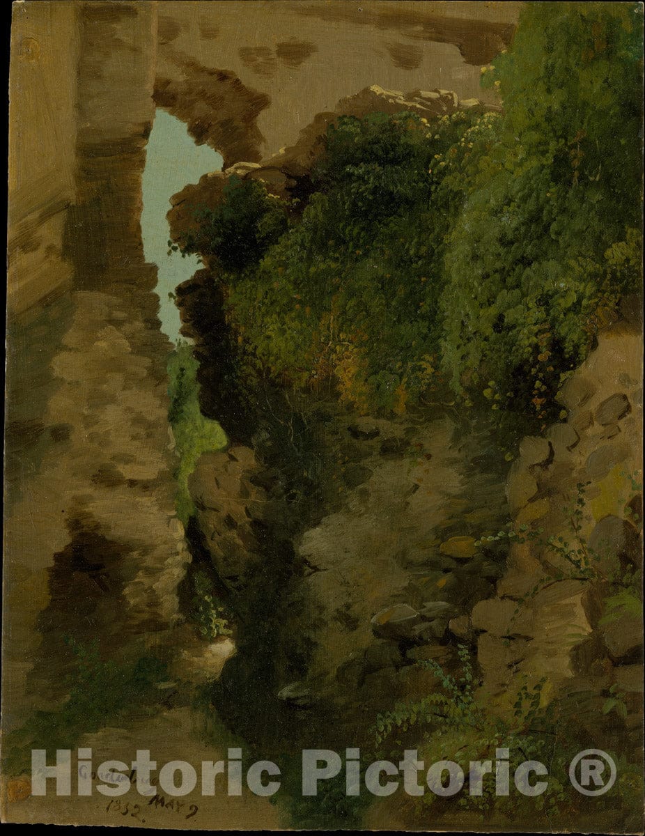 Art Print : James M. Hart - Godesberg : Vintage Wall Art