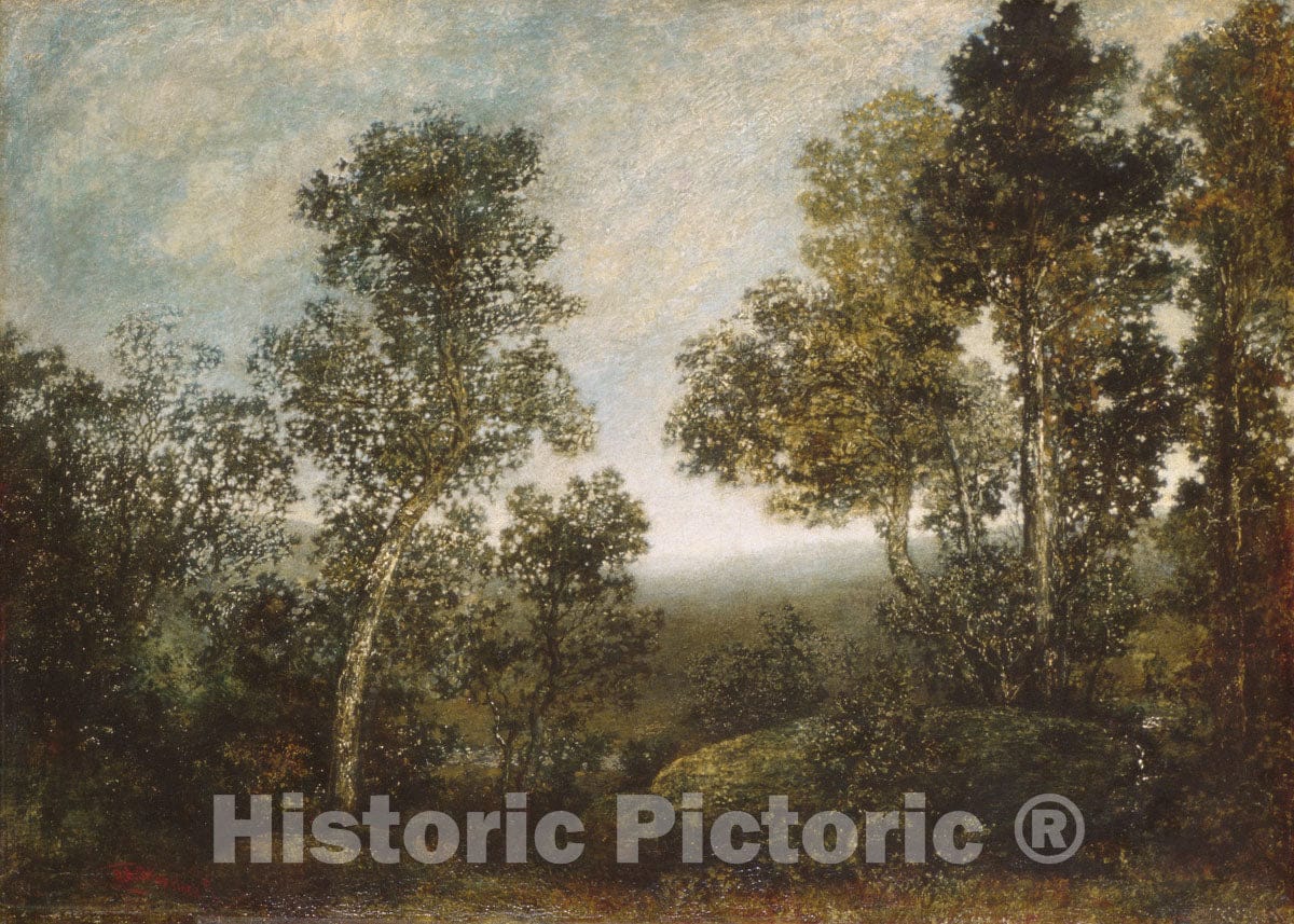 Art Print : Ralph Albert Blakelock - Landscape : Vintage Wall Art