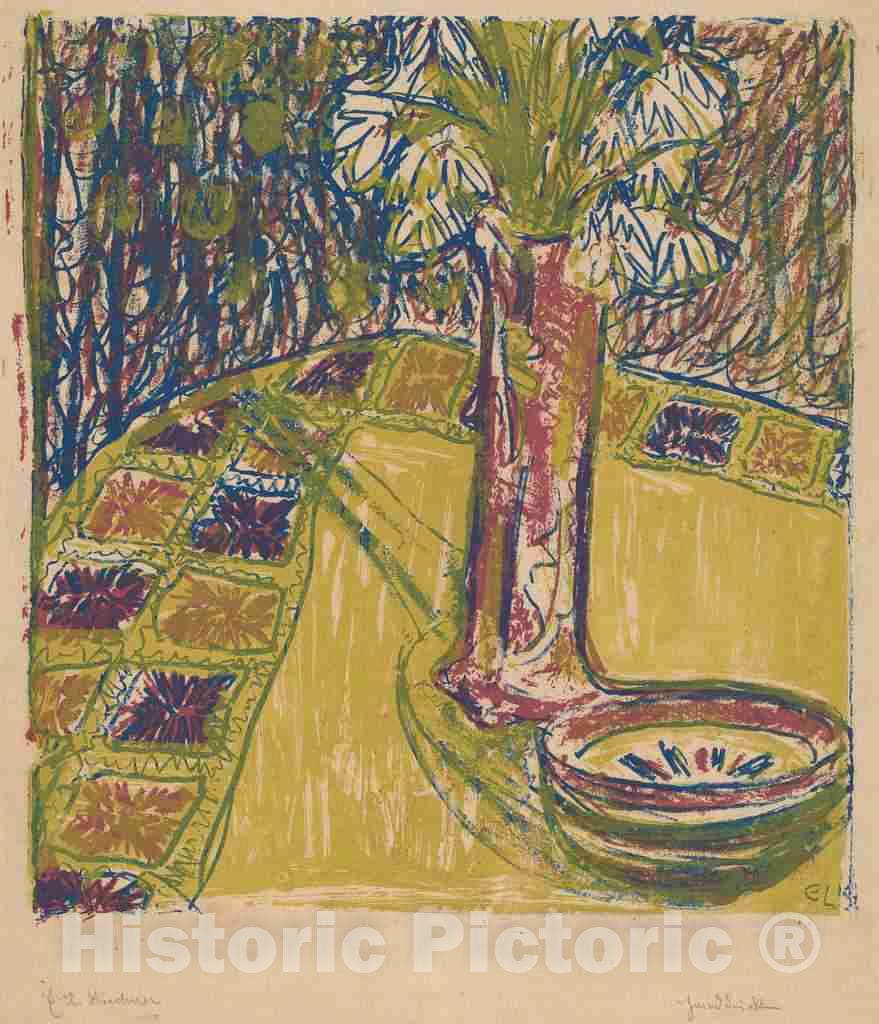 Art Print : Ernst Ludwig Kirchner, Still Life, 1907 - Vintage Wall Art