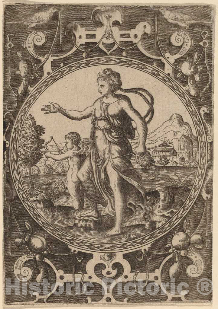 Art Print : Abraham de Bruyn, Venus - Vintage Wall Art