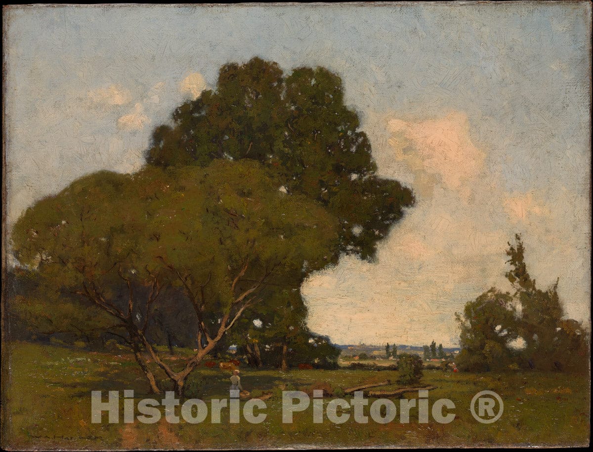 Art Print : William A. Harper - The Trees, Early Afternoon, France : Vintage Wall Art
