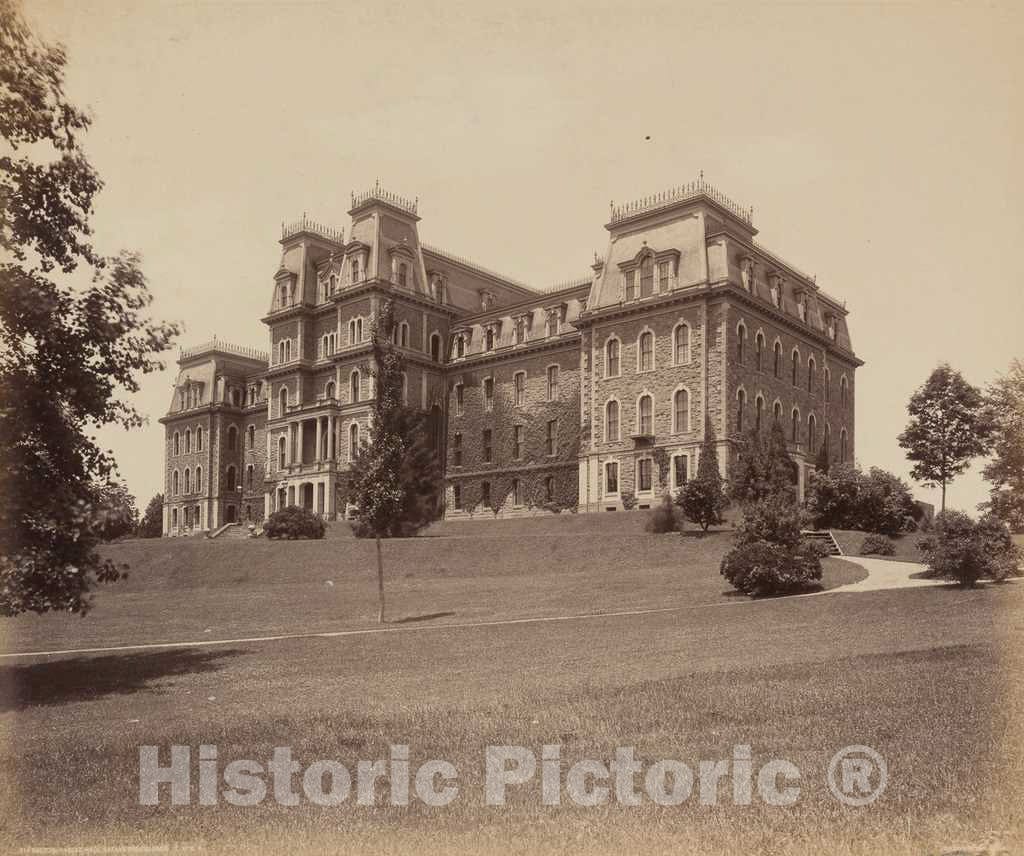 Art Print : William H. Rau, Easton, Pardee Hall, Lafayette College, c. 1895 - Vintage Wall Art