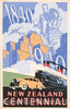 Vintage Poster -  New Zealand Centennial, 1840 - 1940, Historic Wall Art