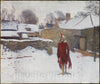 Art Print : John Singer Sargent - Mannikin in The Snow : Vintage Wall Art