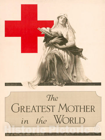 Vintage Poster -  The Greatest Mother in The World -  A.E. Foringer., Historic Wall Art