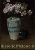 Art Print : William Merritt Chase - Pink Azalea—Chinese Vase : Vintage Wall Art